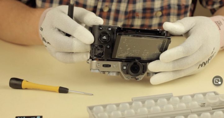Розбираємо камеру Fujifilm для подальшої діагностики і ремонту